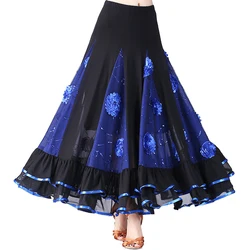 Festival Clothing Waltz Dress Skirt For Women Professional Dance Dress Ballroom  Competition Standart Dance Dress Skirt