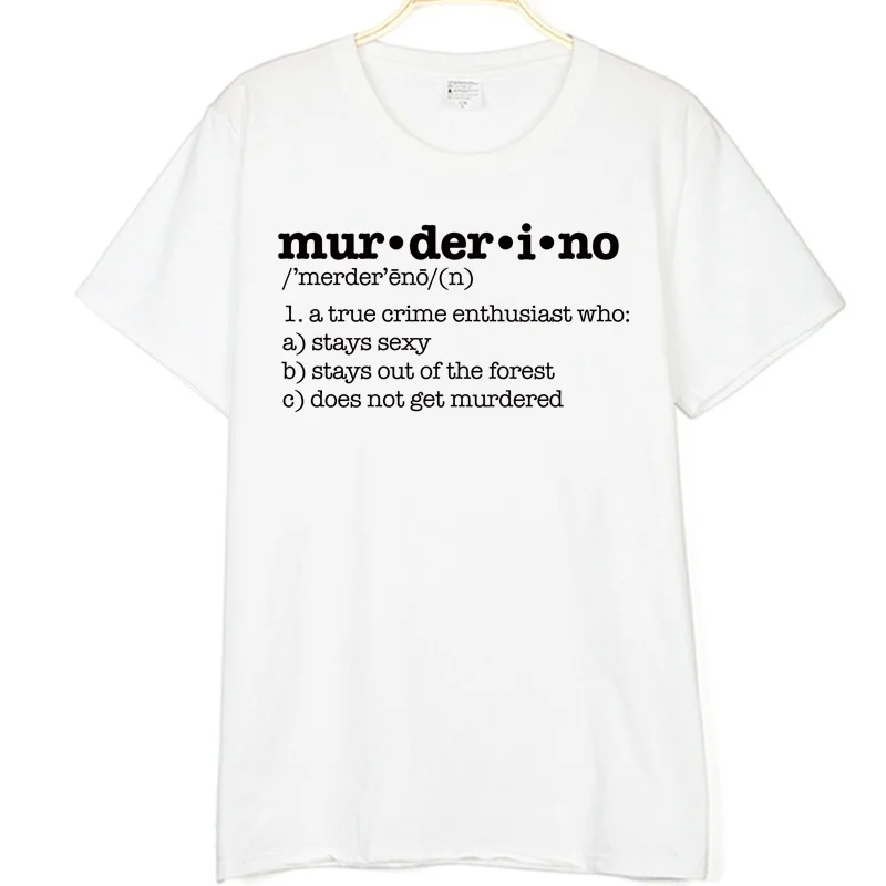 New Muderino Definition T-Shirt My Favorite Murder - MFM- Podcast Tees Funny Women Graphic T Shirt