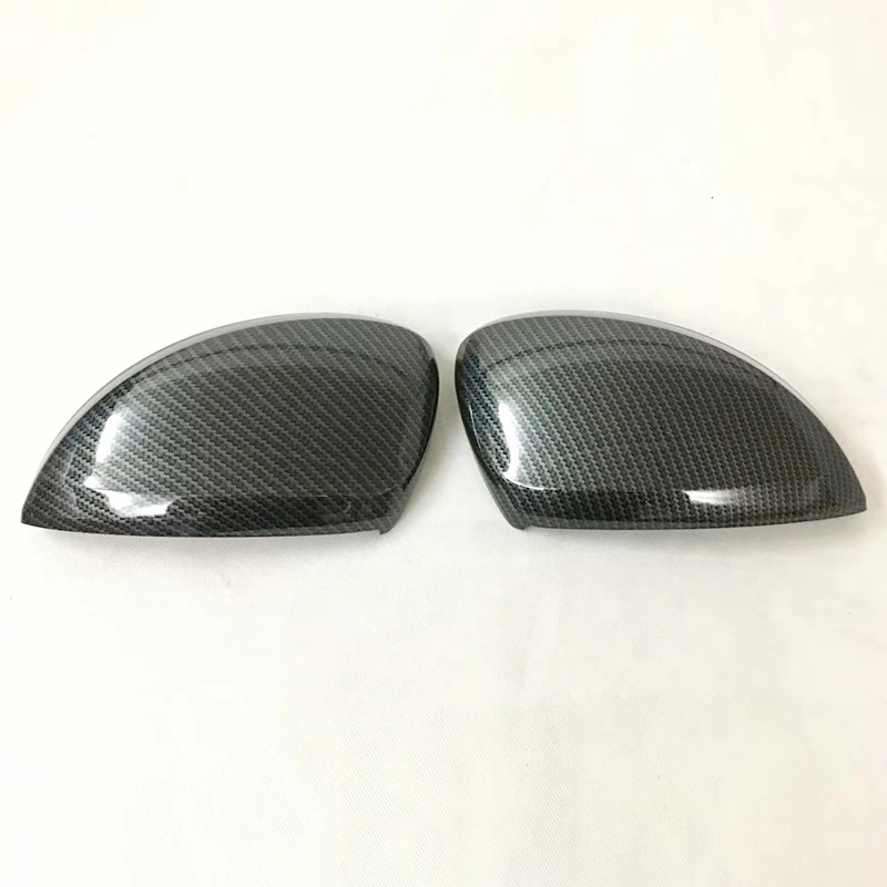 For Volkswagen VW Tiguan MK2 2016 2017 2018 2019 2020 ABS Carbon fibre Car Rearview Mirror Cover Trims Auto Styling Accessories