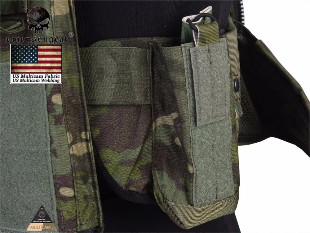 Emersongear-CPC Tactical Airsoft Combat Molle Vest, Multicam Tropic EM7400