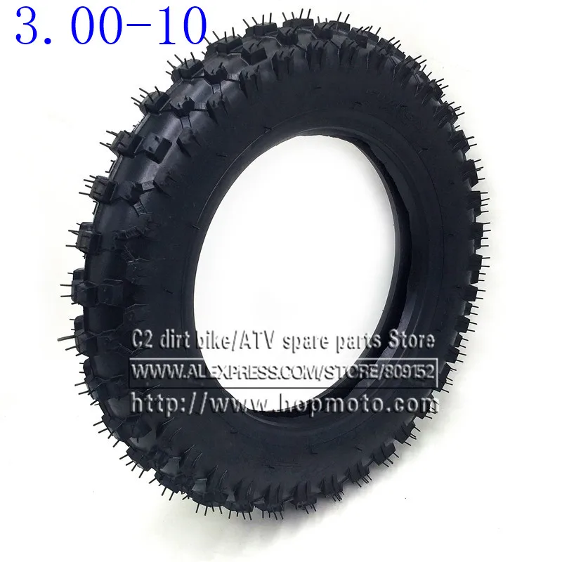 3.00-10 Rear Wheel Tire Outer Tyre 10 inch deep teeth Dirt Pit Bike Off Road Motorcycle Use Guang Li CRF50 Apollo