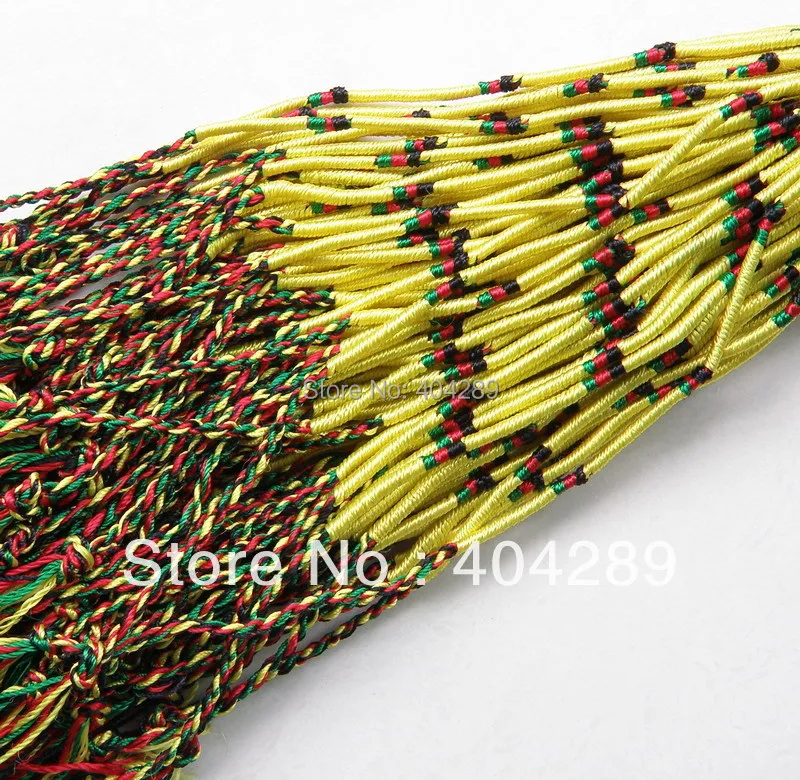 Wholesale 50pcs mixed color Macrame Silk Handmade Friendship Bracelet Wristband Anklet for boy girl party gift