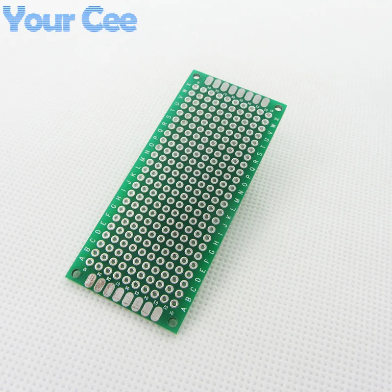 5pcs 3X7cm 3*7cm Double Side Prototype pcb Breadboard Universal for Arduino 1.6mm2.54mm  Practice DIY Electronic Kit Tinned