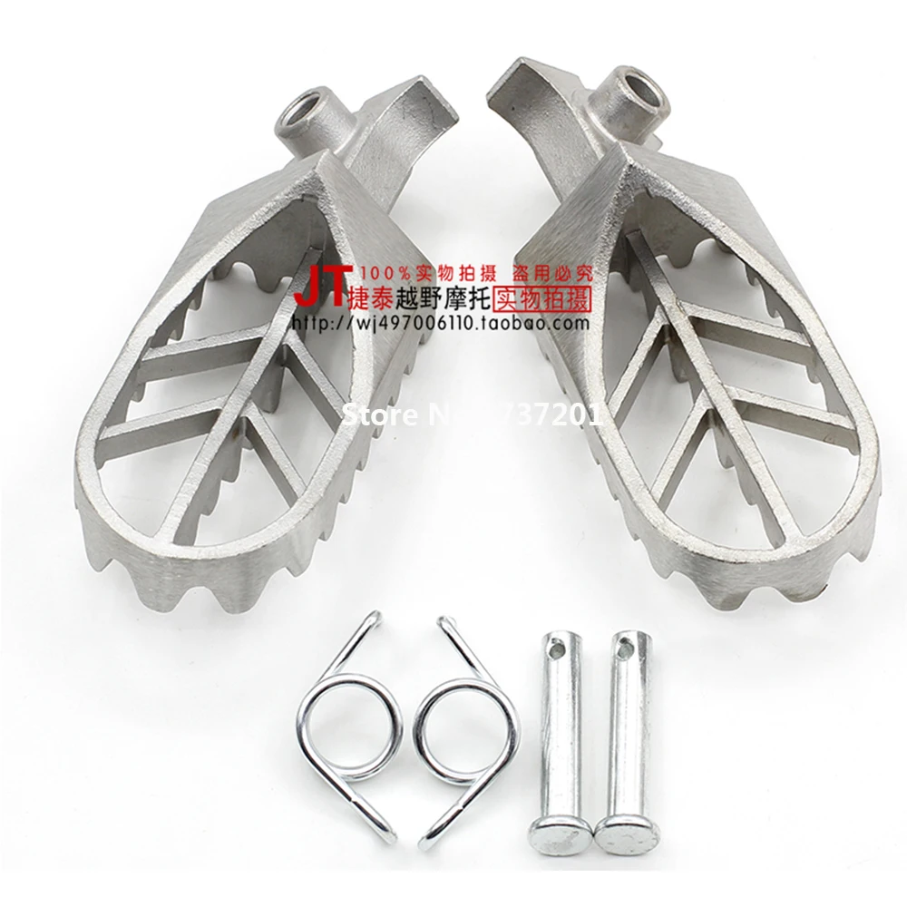 New Foot Rest Pegs Motorcycle Stainless Steel Motorcycle Footpegs For CRF50 XR50 XRF70 CRF70 Pit Dirt Motor Trail Bike Motocross