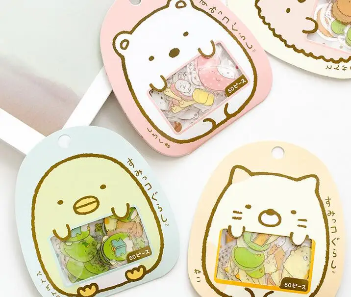 1 Set 50Pcs DIY Hand Painted Hand Drawing Francoise Stamp Theme Sticker Diary Decal Decor