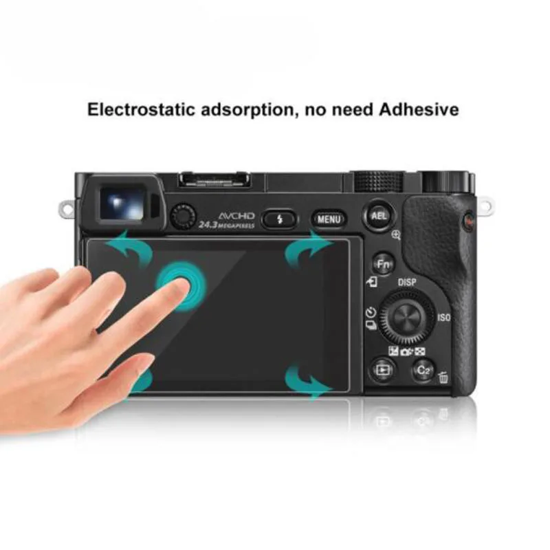 Tempered Glass Protector For Sony Alpha A6000 A6300 A6400 A5000 A6600 NEX-7/6/5/5N/5R/5T/3 Camera Screen Film Protection Cover