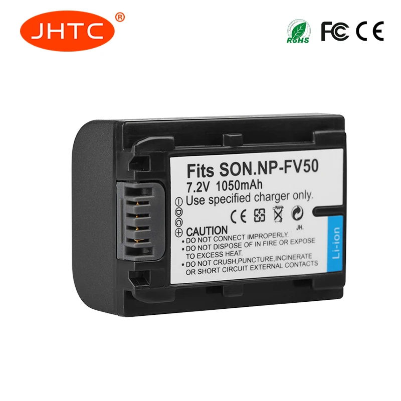 NP-FV50 NP FV50 baterii 1050mAh dla Sony NP-FV30 NP-FV40 HDR-CX150E HDR-CX170 HDR-CX300 kamera Batterie