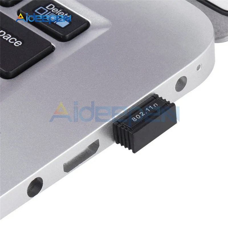 150Mbps Mini USB 2.0 / 1.1 Wifi 2.4 GHz Adaptador 802.11n/g/b para PC Computadora Windows 7 XP Vista Conector LAN de red