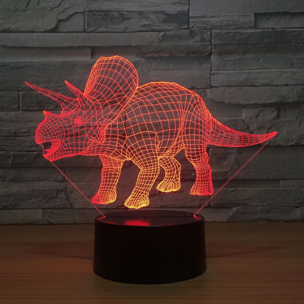 Dragon 3d Lamp Led Decorative Personality Led Usb 3d Light Fixtures Kids Room Led Kids Lights Lamps