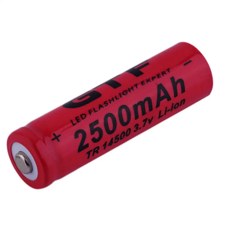 GTF 14500 bateria litowa 3.7V 2500mah 14500 AA akumulator litowo-jonowy do latarki LED zabawki kamera z zegarem pilot