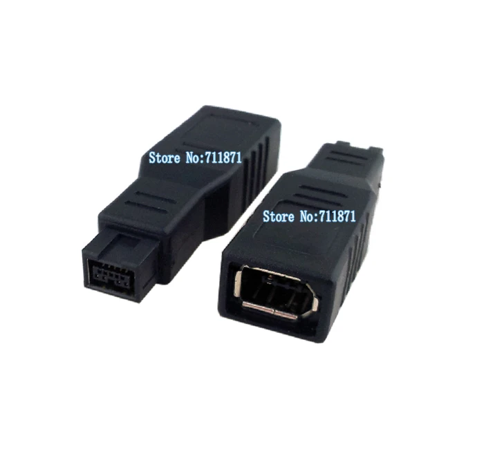 Firewire 1394B 9P to 6P Adapter 9 Pins Male to 6 Pins Female 1394B Connector IEEE 1394B 9 to 6Pins Firewire 800 to 400