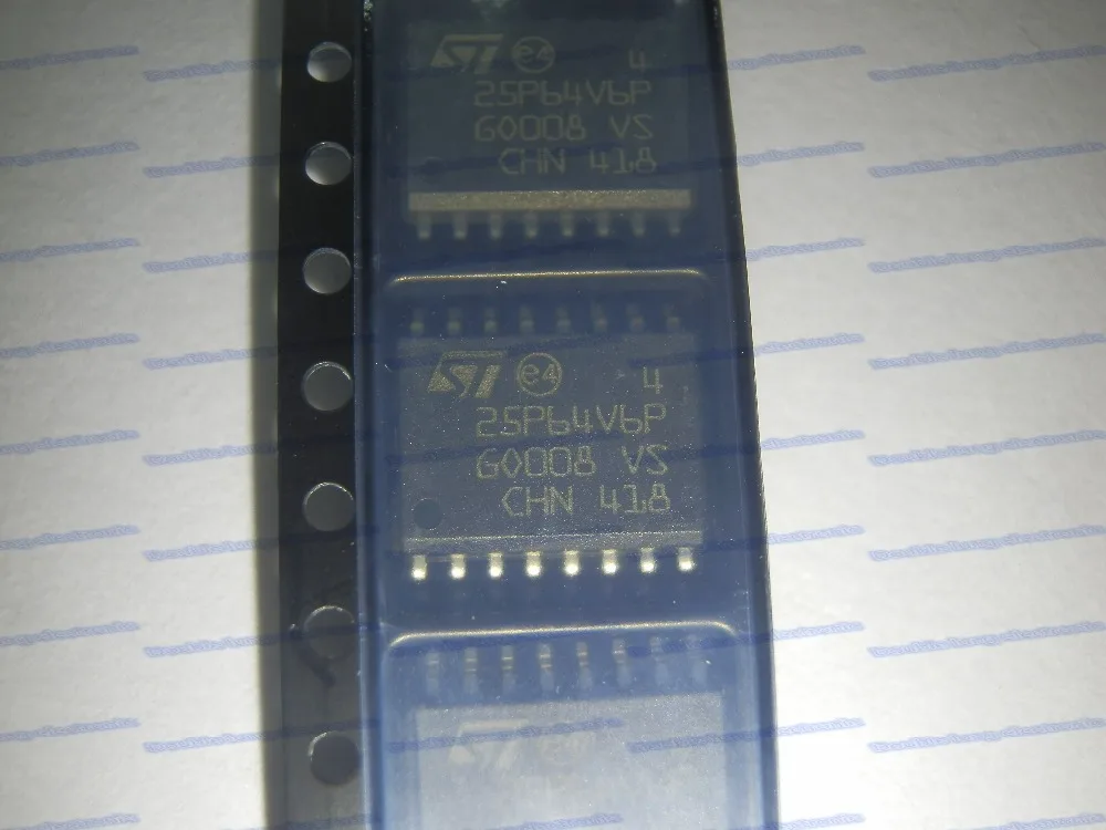 

10PCS/LOT New and original M25P64-VMF6TP M25P64-VMF6P 25P64V6P SOP16 IC FLASH 64MBIT 50MHZ 16SOIC