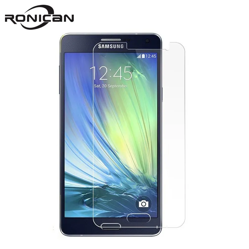 

RONICAN Tempered Glass For Samsung Galaxy A3 A5 A7 A710F Screen Protector Safety Protective Film A300F A500F A700F A700 2015