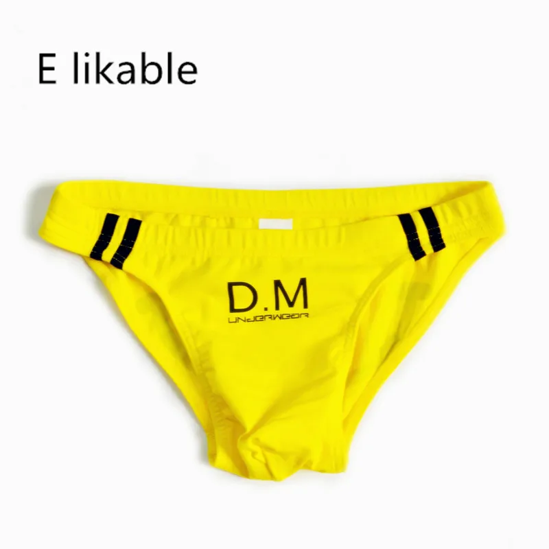 E likable youth fashion cartoon men\'s underwear low waist cotton sexy comfortable breathable briefs