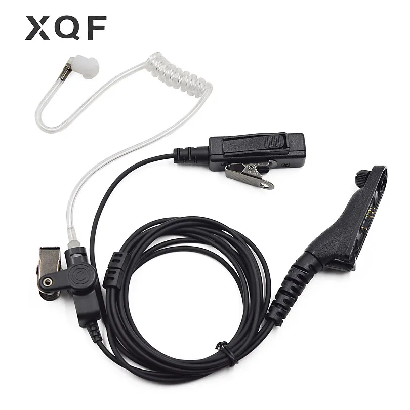 Surveillance Air Tube Earpiece Headset PTT Mic for Motorola DGP8050 DGP8550 APX2000 DP3600 DP3601 Two-Way Radio Walkie Talkie