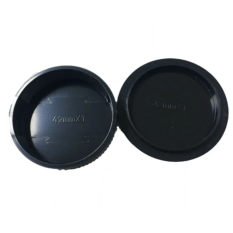 Foleto 42มม.M42เลนส์ด้านหลัง M 42ปกคลุมฝุ่นกล้องสกรูเลนส์ด้านหลังชุดป้องกันสำหรับเลนส์42มม.