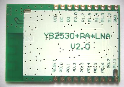 Módulo inalámbrico CC2530 V2.0 (2,4G,200mw,ZIGBEE) con PA LNA de distancia lejana
