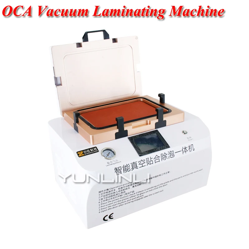 

OCA Vacuum Laminating Machine 800W Automatic Bubble Removing Machine Automatic Lock Cover LCD Touch Screen Repair Machine YT-04