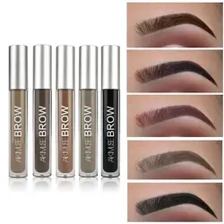 Eyebrow Enhancers Waterproof Makeup Eye Brow Gel Coffee Black Brown Paint Tint Mascaras Kit Sobrancelha Maquiagem Beauty Health