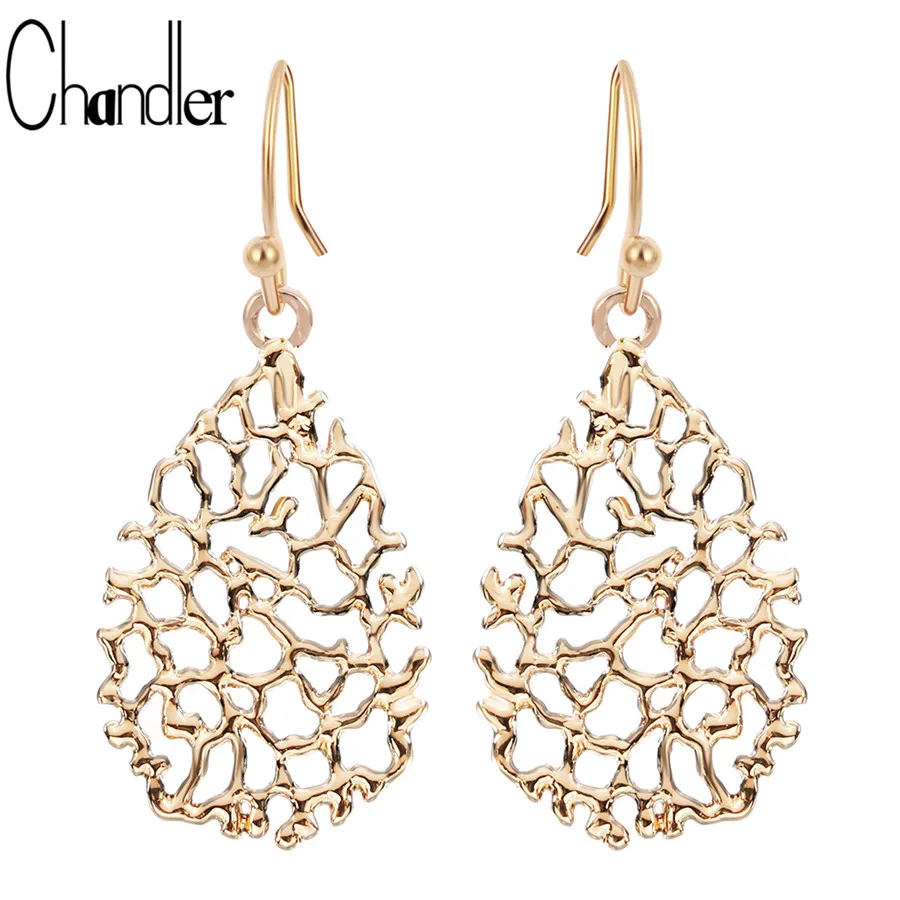 Chandler Tassel Hollow Pineapple Dangling Earrings Lovers Gifts Fashion Accessaries Statement Jewelry Engagement Wedding Luxury