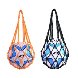 Durable Nylon Net Basketball Tragen Tasche Portable Mesh Fadenkreuz Lagerung Tasche Für Volleyball Basketball Fußball Fußball Hohe Qualität