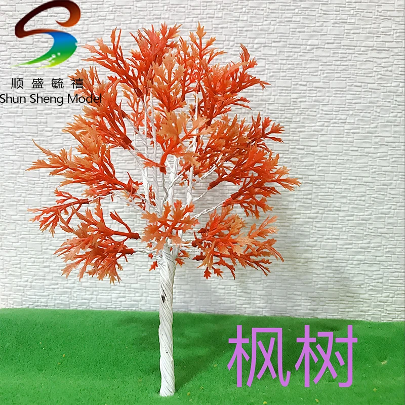 DIY landscape model materials handmade sand table model tree maple leaf tree