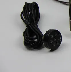 1pc  Motorbike FM Radio Motorcycle MP3 Player Cable Audio Wire Control 2.5m With LED Waterproof Remote