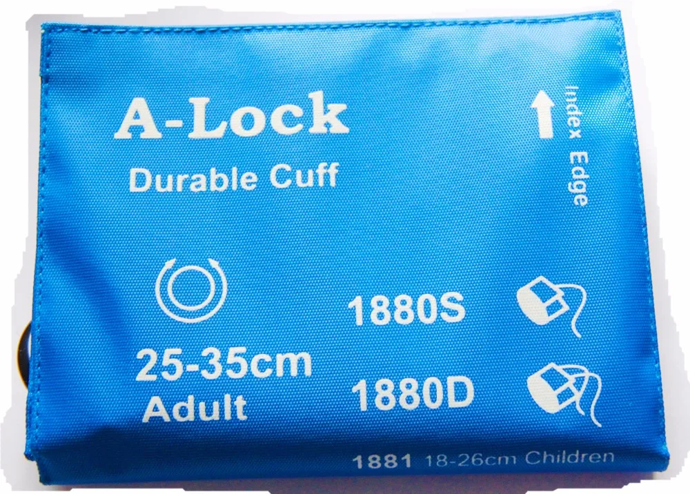 

Free Shipping kmtkeramed Reusable Blood Pressure Cuffs,2pcs.adult size ,two-tube,latex Bladder