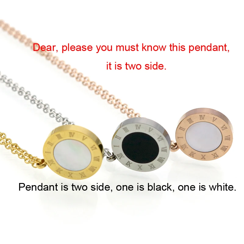 Fashion Women Brand Jewelry Roman Letter Gold Color Stainless Steel Pearl Shell Wedding Jewelry Sets Necklace+Earrings+Ring