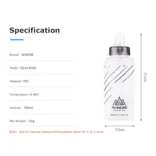 Foldable BPA Free Sports Water Bottle #5