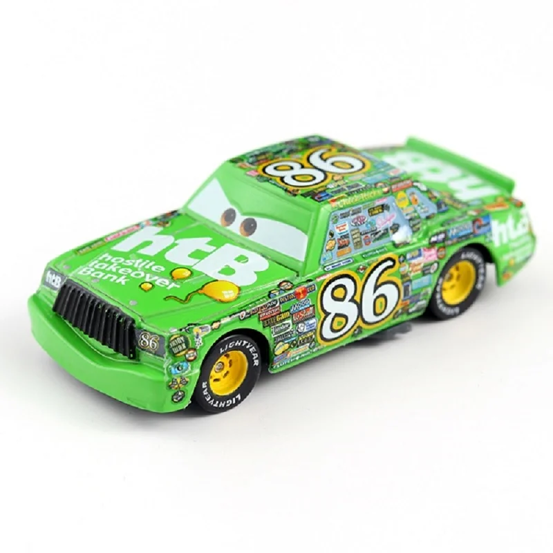 

Cars 3 Disney Pixar Cars No.86 Chick Hicks Metal Diecast Toy Car 1:55 Lightning McQueen Children's Gift Free Shipping