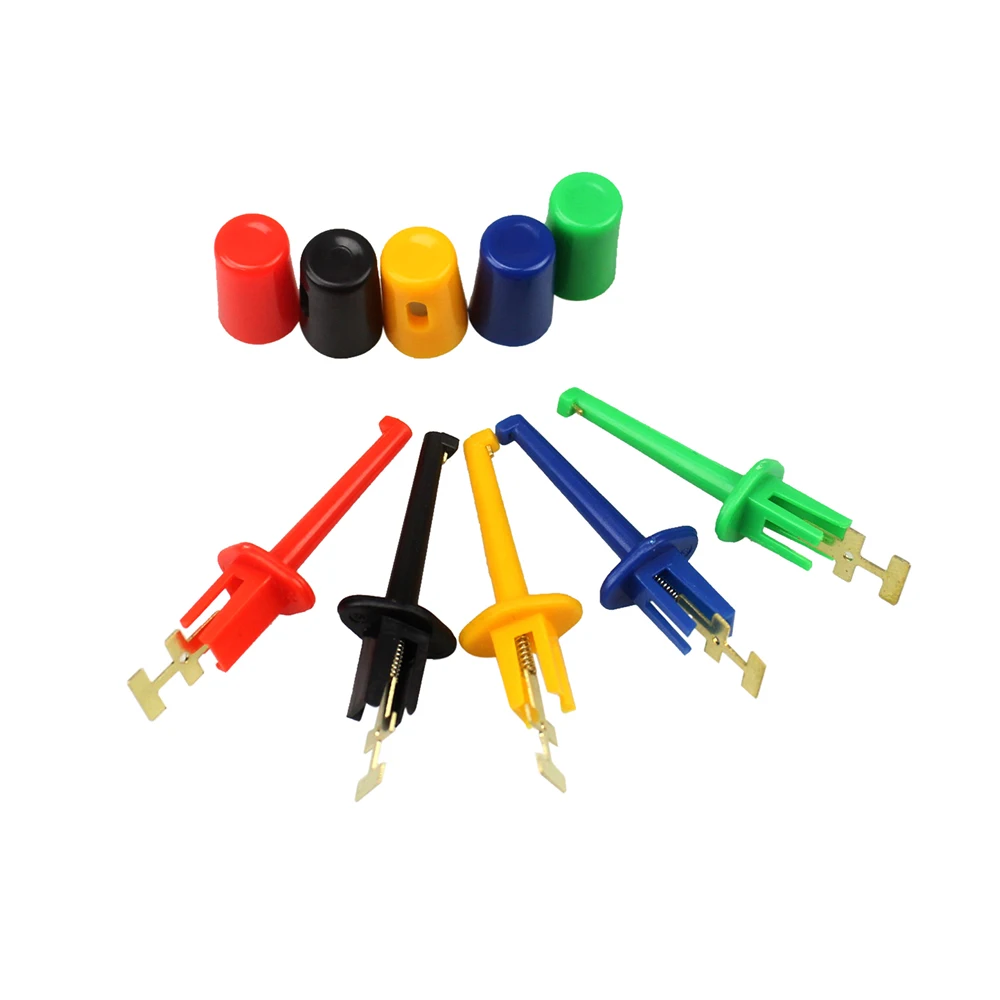 New MLead Wire Kit Test Hook Clip Grabbers Test Probe SMT/SMD IC D20 Cable Welding Clip Hook Test Clip