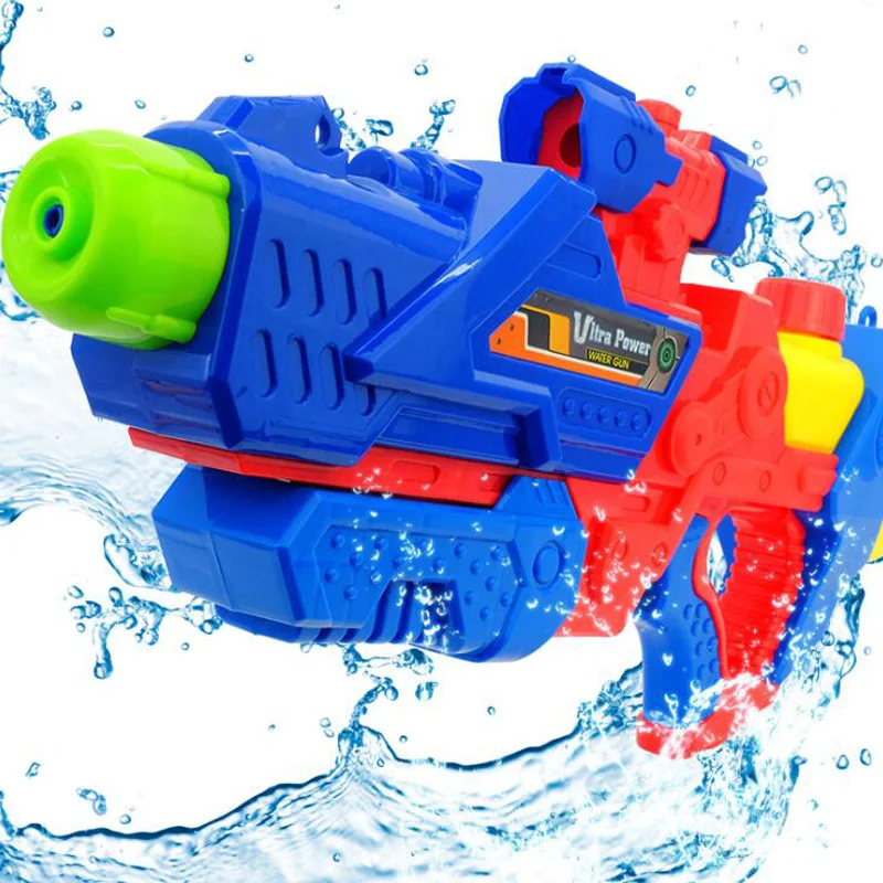 Brinquedo de pistola de água das crianças jogar água à deriva arma de água brinquedos de praia puxar tipo adulto grande gama de brinquedos de piscina de verão distante