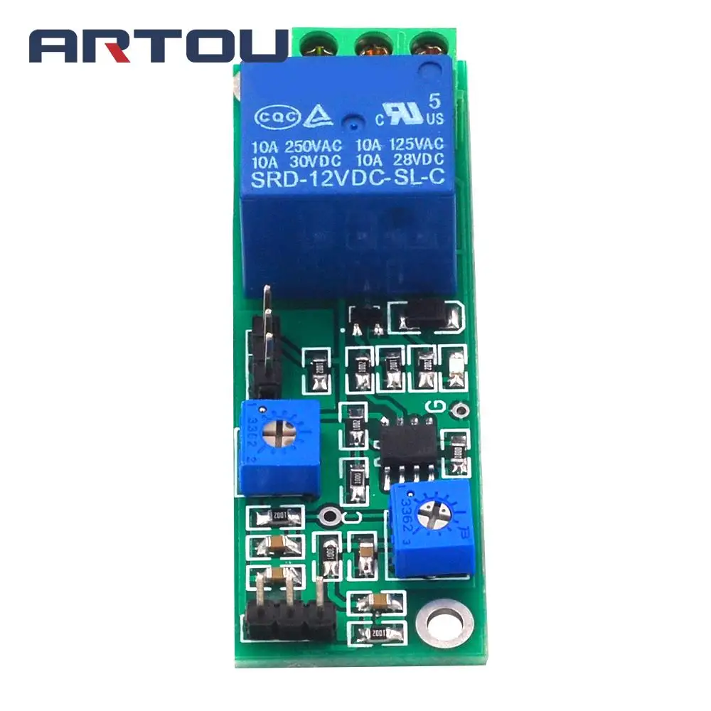 5V 12V Hysteresis Voltage Comparator Module Threshold Adjustable High Level and Switch Dual Output Jitter Comparator Board