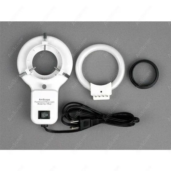Trójokularowy mikroskop zoomowy-AmScope Supplies 7X-90X trójokularowy mikroskop zoomowy + światło pierścieniowe