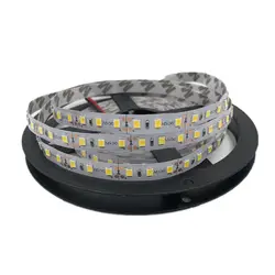 Flexível LED Strip Light, Fita Luz Cordas, SMD Lâmpada, mais brilhante do que SMD, 2835, DC, 12V, 60, 120, 180, 240 Leds, m, 5m