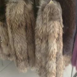 real Fox fox fur vigoreux fur collar hat raccoon fur clothes cuff wool