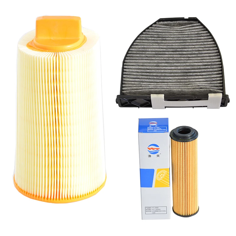 Air Filter Cabin Filter Oil Filter for For Mercedes-Benz C180K W204 C200 W203 C200K W203 W204 2710940204 2048300518 2711800009