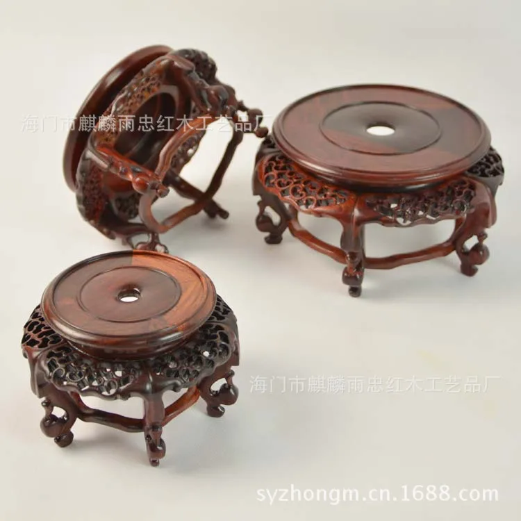 [Rain] Zhong mahogany wood crafts Rosewood Gifts several fine floral