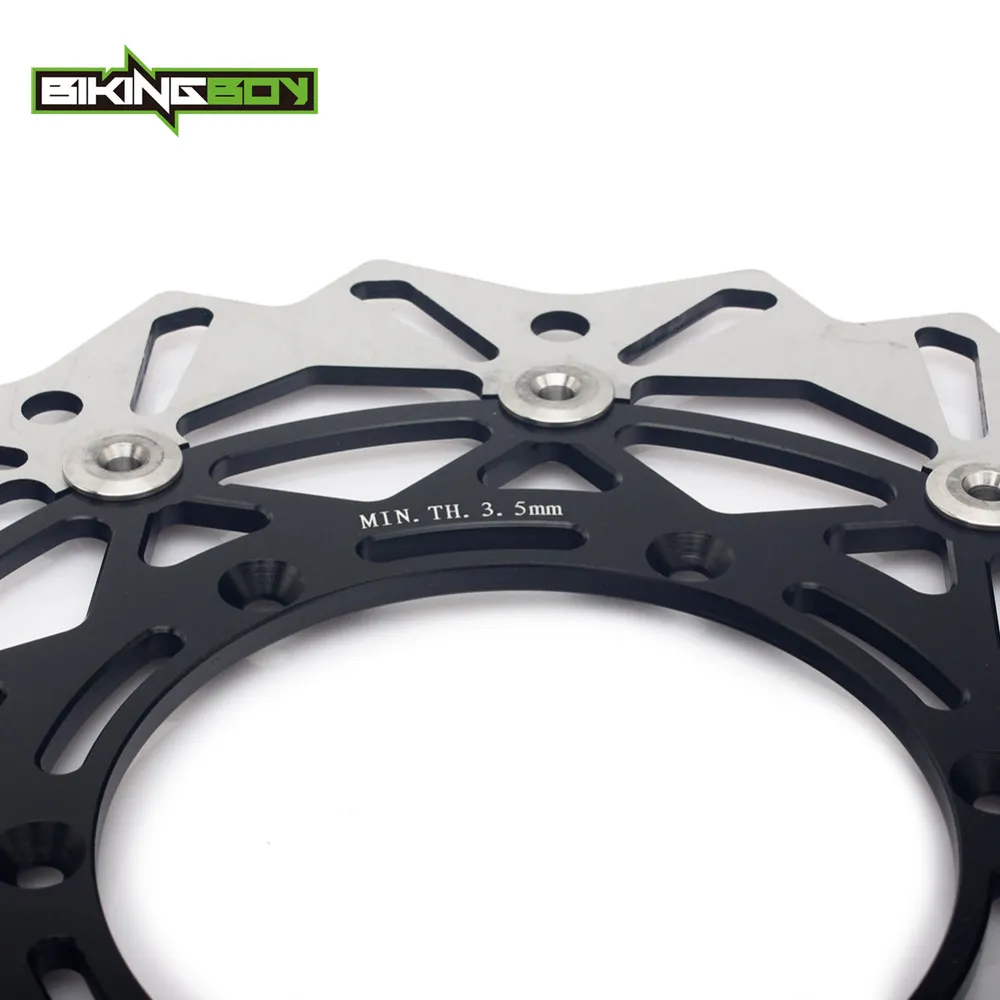 BIKINGBOY for Suzuki DR-Z DRZ 400 SM SuperMotard 05 06 07 08 09 K5 K6 K7 K8 K9 Oversize 320mm Front Disc Disk Rotor Bracket Set