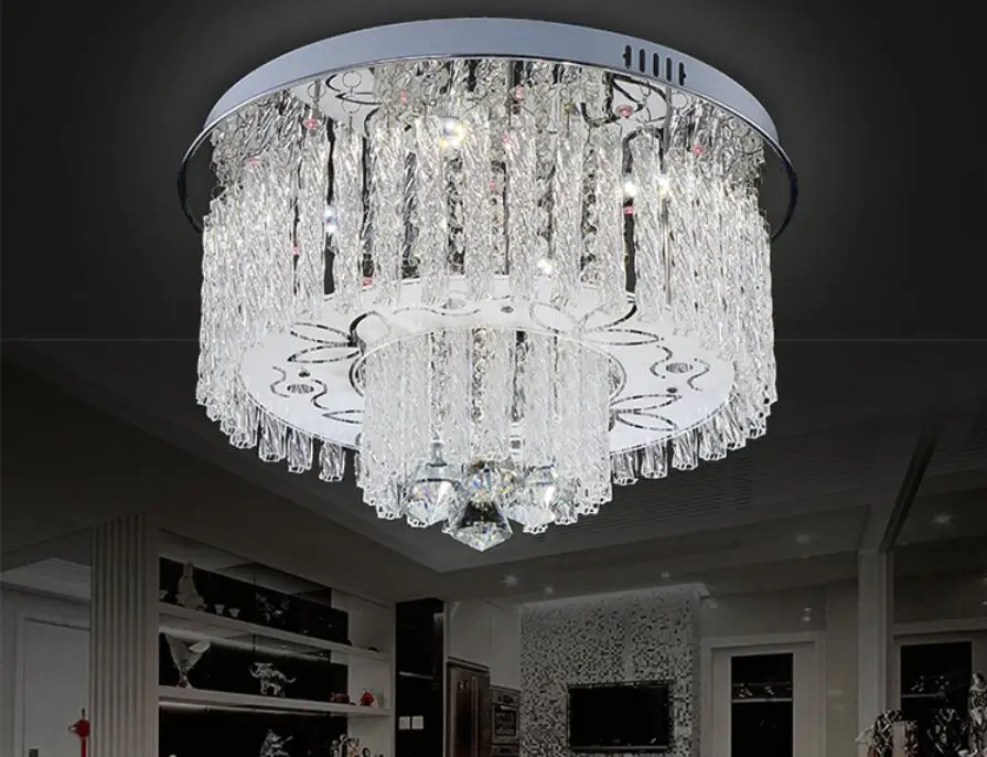 European-style living room lights crystal lamp round ceiling light LED hall lights bedroom lights SJ7 ya75