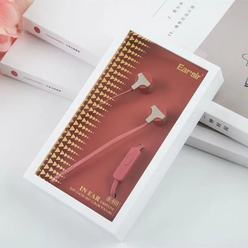 CHICLITS น่ารักสไตล์เรียบง่ายการ์ตูนที่มีสีสันหูฟังสเตอริโอ Universal 3.5 มม.ปลั๊กอุดหู MIC สําหรับ Xiaomi MP3 เด็กสาวของขวัญ