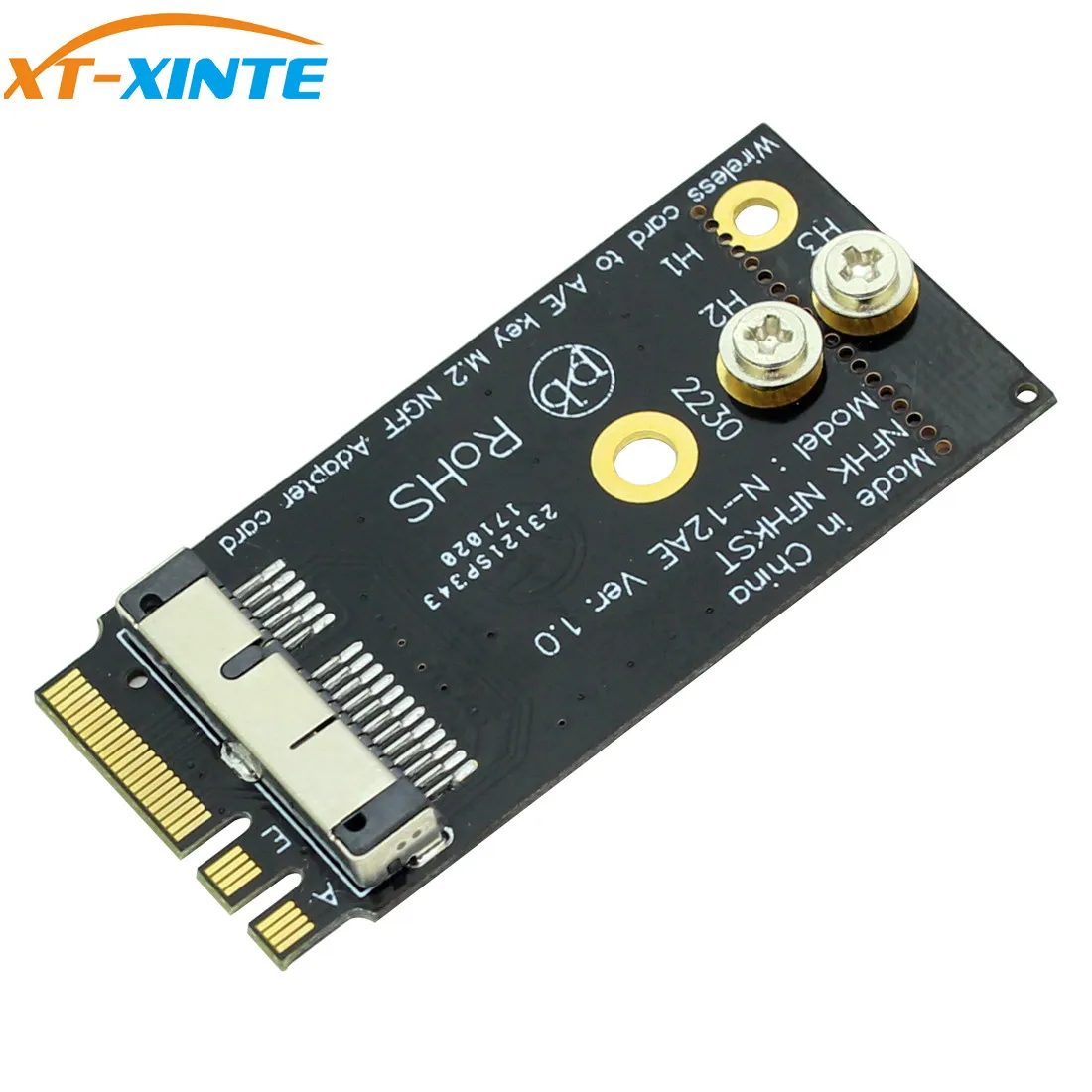 

XT-XINTE BCM94360CS2 BCM943224PCIEBT2 A/E ключ адаптер карты Модуль 12 + 6 Pin беспроводной Wi-Fi скорость для NGFF 2230 M.2 разъема