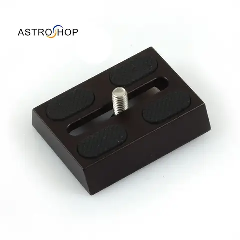 HERCULES S8209 도브테일 플레이트, 미끄럼 방지 퀵 릴리스 플레이트, 52mm (검정색), M5 M6 1/4 나사 연결 HERCULES S8209 도브테일 플레이트, 미끄럼 방지 퀵 릴리스 플레이트, 52mm (검정색), M5 M6 1/4 나사 연결