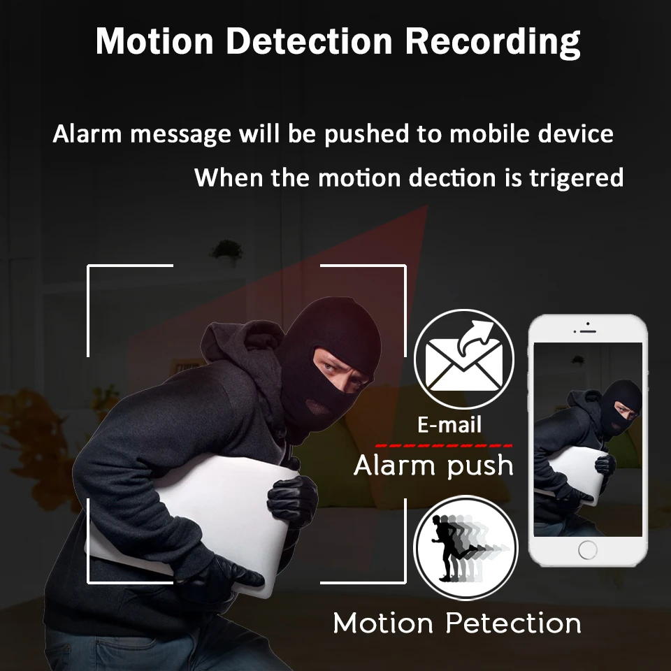 OUERTECH 720P 1.0MP P2P Home Security Wireless NVR Kit Wifi CCTV System Indoor Outdoor IP Camera Surveillance Set Motion Detect