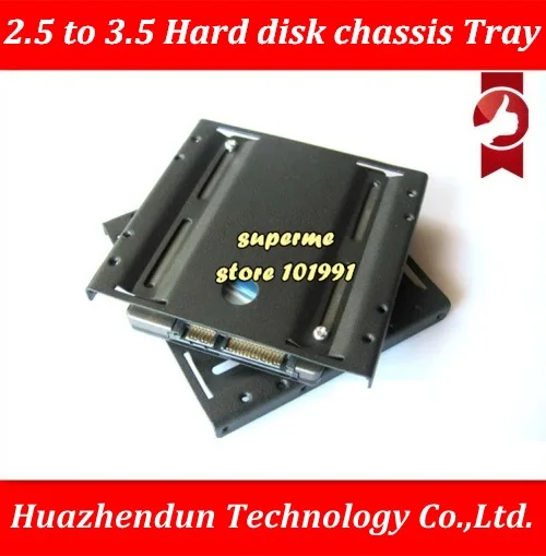 

DEBROGLIE 2.5 to 3.5 Hard disk chassis bracket SSD HDD Solid state hard disk Metal Tray with Screws