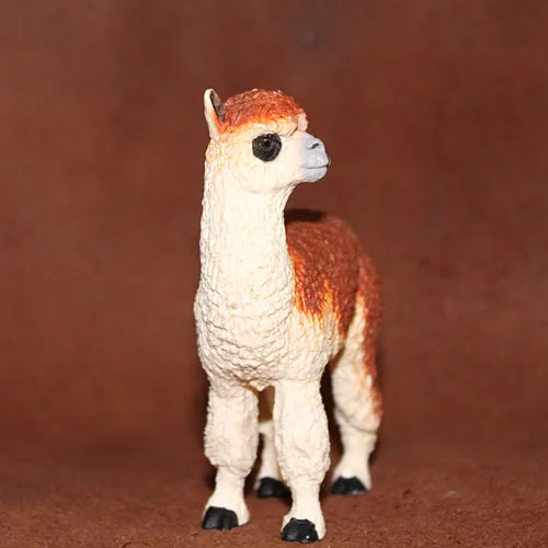 solid  pvc  figure Alpaca animals  models  toys children birthday gift  ornaments