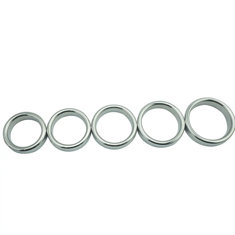 Top quality stainless steel HEAVY DUTY metal cock ring delay penis ring sex toys adult production