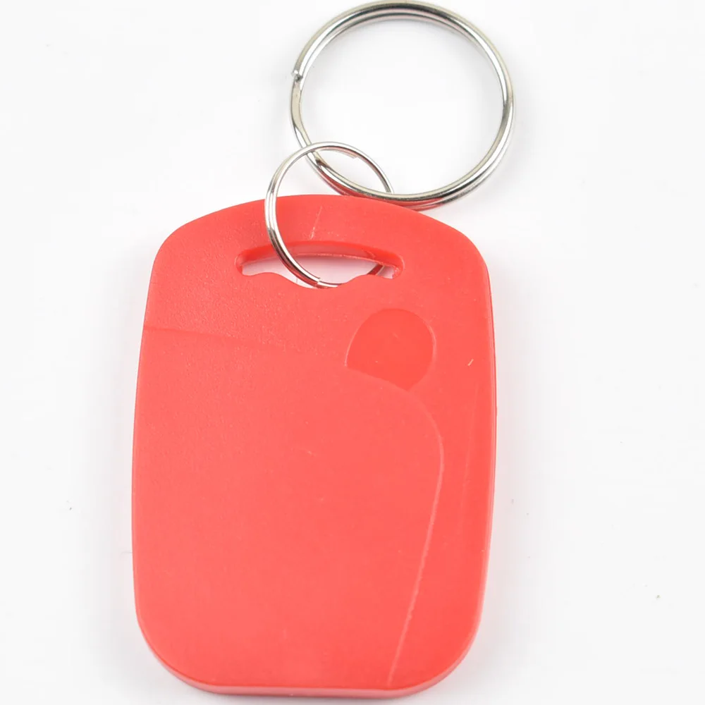 10Pcs/Lot 125Khz RFID T5577 Read Rewriteable Token Tag Keyfobs Keychains Access Control Smart Card