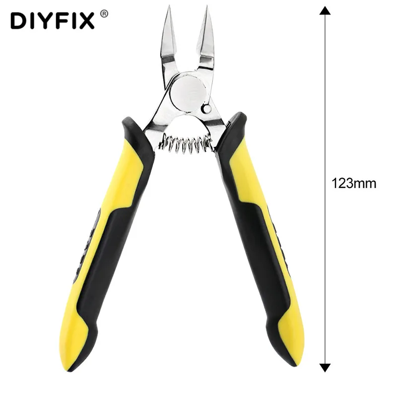 DIYFIX 5 inch Cutter Pliers Electrical Wire Stripper Knife Crimper Excellent Cutting Pliers Micro Shears DIY Hand Tools